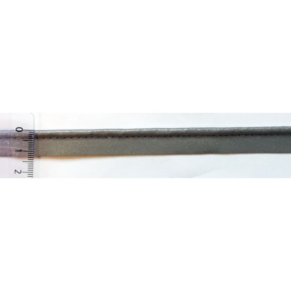 Bisebånd/piping - sølv refleks - 3mm kjerne