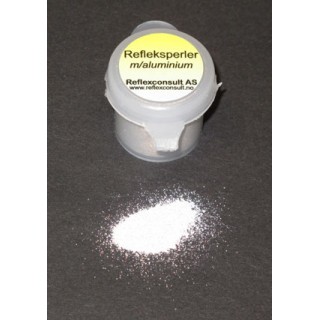 Refleksperler m/aluminium - 10 gram