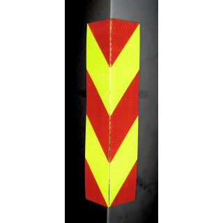 Rød/gul hindermarkering 906 høyre (10x50cm)