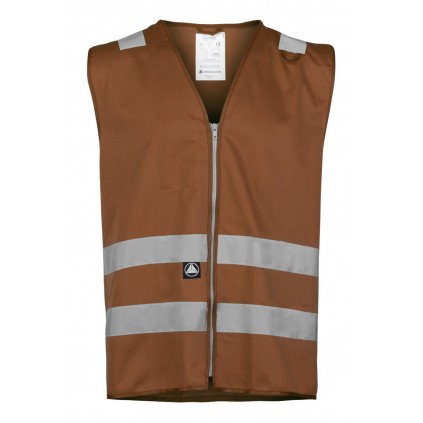 RC42N brun refleksvest