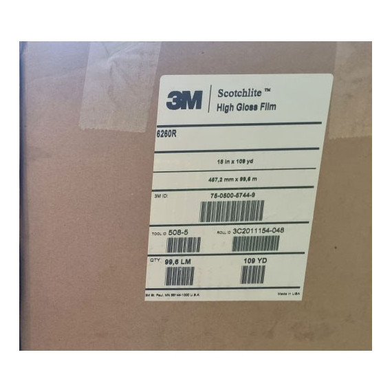 6260R 3M™ Scotchlite™ white high gloss - 18inx109yds